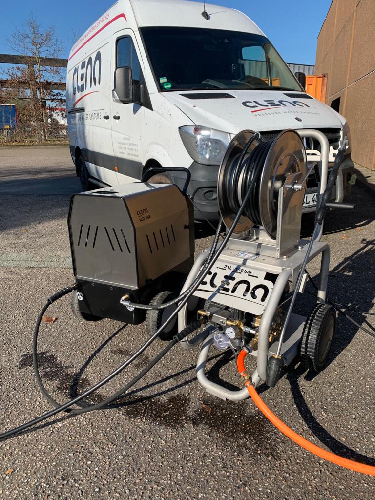 CLENA Hochdruckreiniger für Profis Heißwasser High pressure washer for professionals hot water HotBox