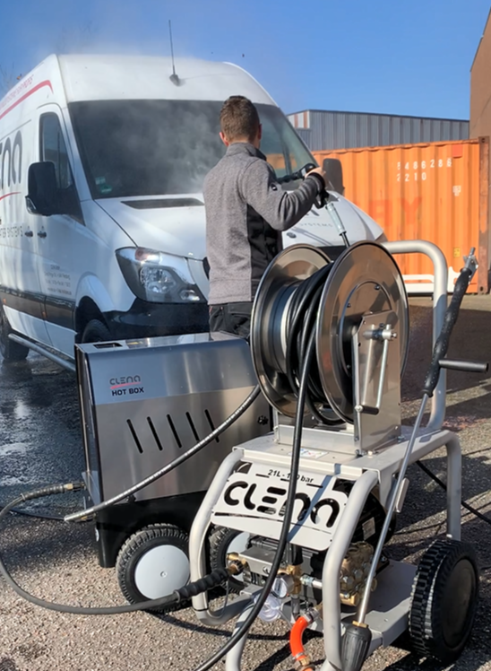 CLENA Hochdruckreiniger für Profis Heißwasser high pressure washer for professionals hot water