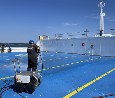 Hochdruckreiniger für die maritime Industrie von CLENA Solutions