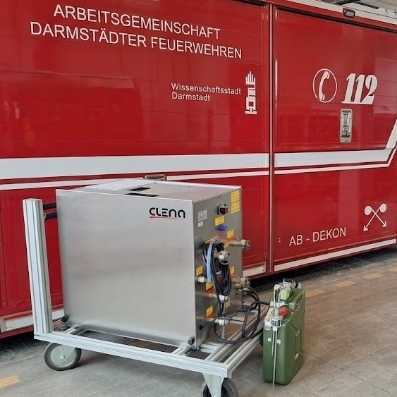 Dekontaminationsgeräte von CLENA für die Feuerwehr