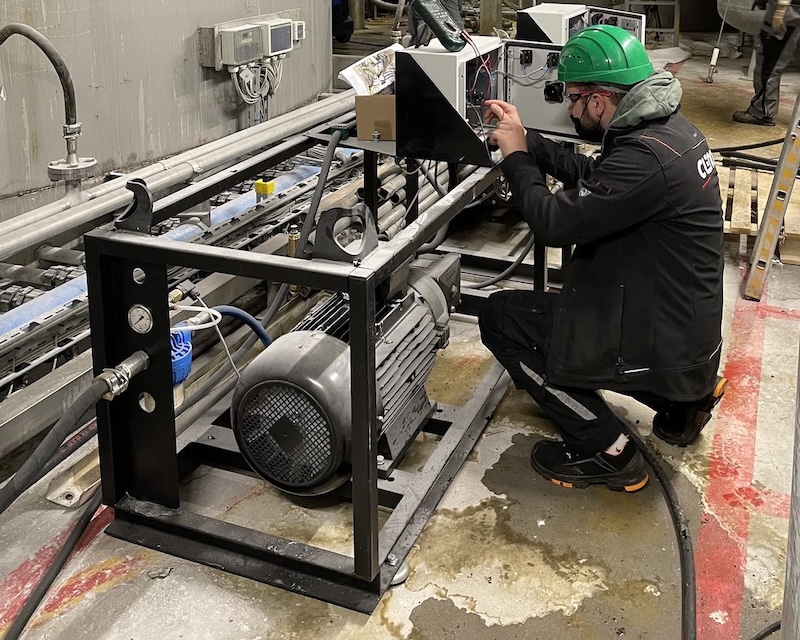 CLENA stationäre Hochdruckreiniger Sonderanlage Anlagenbau stationary high pressure washer custom system