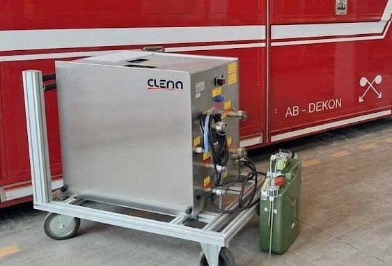 Dekontaminationsgeräte von CLENA für die Feuerwehr